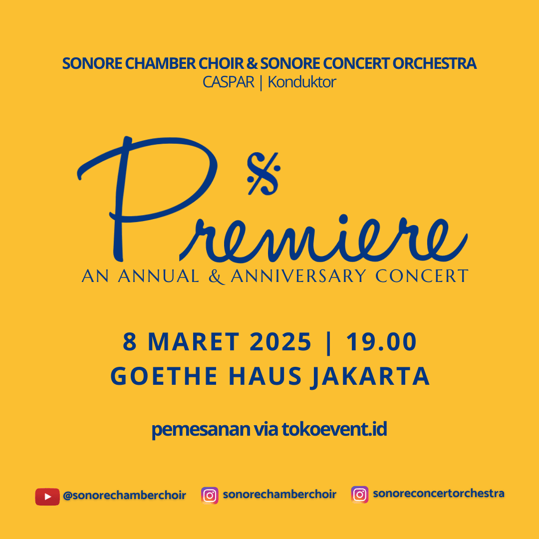 PREMIERE 2025 : An Annual & Anniversary Concert