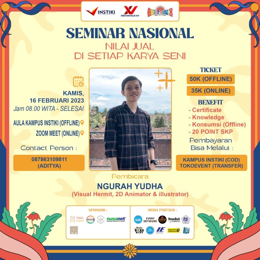 Seminar Nasional "Nilai Jual Di Setiap Karya Seni"